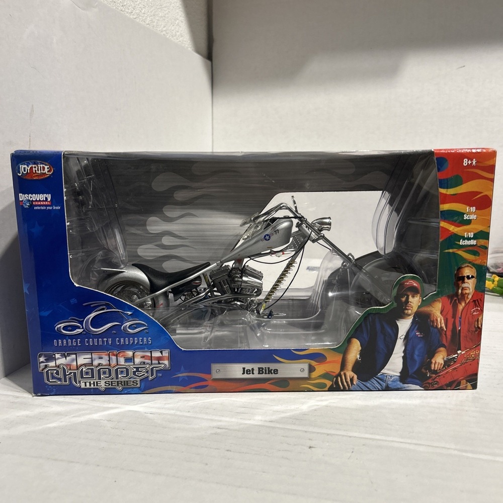 1/10 DIECAST JOYRIDE ORANGE COUNTY AMERICAN CHOPPER THE‎ SERIES JET BIKE (NEW)